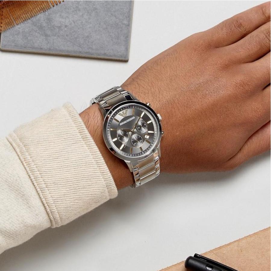 Buy Emporio Armani Men's Quartz Stainless Steel 43mm Watch AR11047 in Pakistan