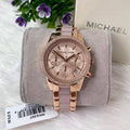 Buy Michael Kors Womens Quartz Ritz Stainless Steel Rose Gold Dial 37mm Watch - Mk6307 in Pakistan