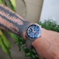 Buy Michael Kors Mens Cunninghum Multifunction Stainless Steel Blue Dial 44mm Watch - Mk7153 in Pakistan