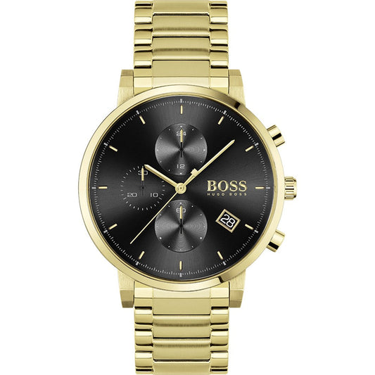 Buy Hugo Boss Mens Chronograph Quartz Integrity Stainless Steel Black Dial 43mm Watch - 1513781 in Pakistan