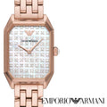 Buy Emporio Armani Womens Quartz Rose Gold Stainless Steel Mother Of Pearl Dial 24mm Watch - Ar11389 in Pakistan