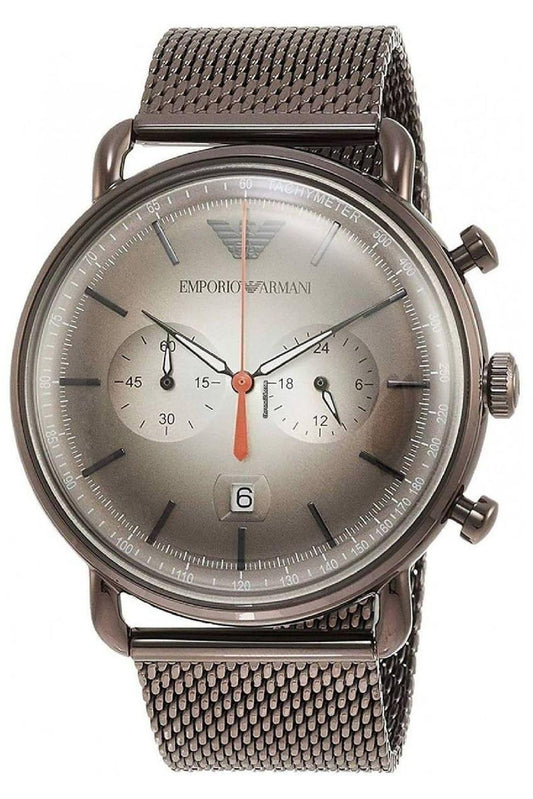 Buy Emporio Armani Men's Quartz Stainless Steel Grey Dial 43mm Watch AR11169 in Pakistan