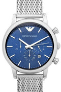 Buy Emporio Armani Men’s Chronograph Quartz Stainless Steel Blue Dial 43mm Watch - AR80038 in Pakistan