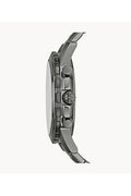 Buy Fossil Men's Chronograph Quartz Grey Stainless Steel Black Dial 45mm Watch FS4721 in Pakistan