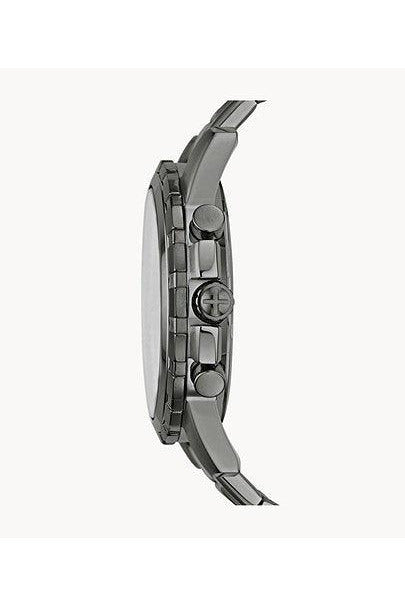 Buy Fossil Men's Chronograph Quartz Grey Stainless Steel Black Dial 45mm Watch FS4721 in Pakistan