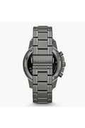 Buy Fossil Men's Chronograph Quartz Grey Stainless Steel Black Dial 45mm Watch FS4721 in Pakistan