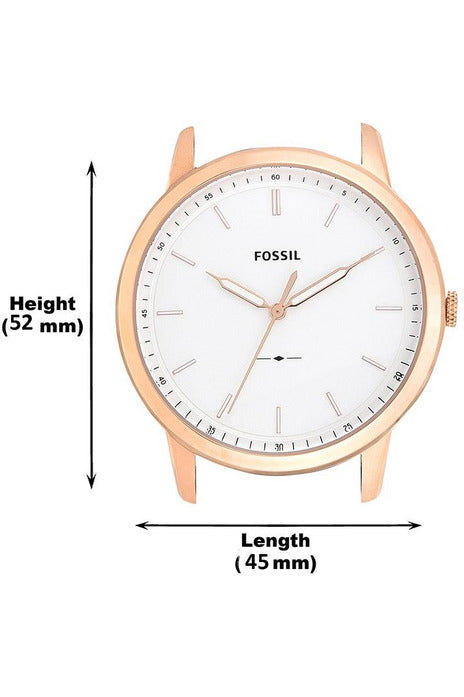 Buy Men's Quartz The Minimalist Blue Leather Strap White Dial 44Mm Watch in Pakistan