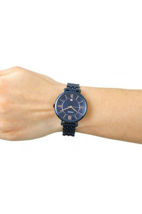 Buy Fossil Women's Quartz Blue Leather Strap Blue Dial 36mm Watch ES4673 in Pakistan