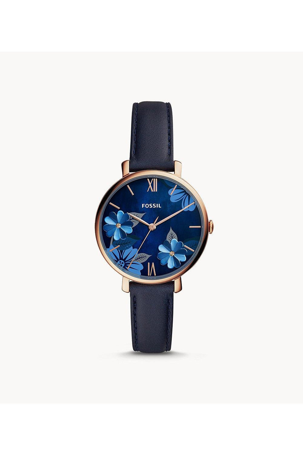 Buy Fossil Women's Quartz Blue Leather Strap Blue Dial 36mm Watch ES4673 in Pakistan