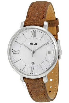 Buy Fossil Women's Quartz Brown Leather Strap White Dial 36mm Watch ES3708 in Pakistan