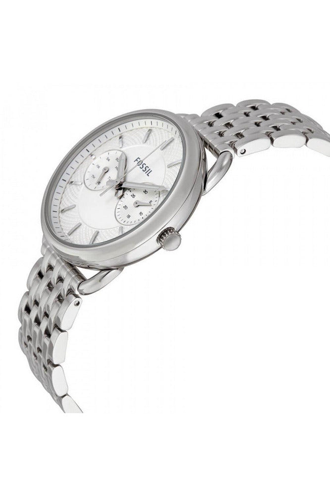 Buy Fossil Women's Quartz Silver Stainless Steel White Dial 34mm Watch ES3712 in Pakistan