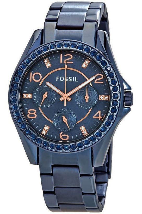 Buy Fossil Women's Quartz Blue Stainless Steel Blue Dial 38mm Watch ES4294 in Pakistan