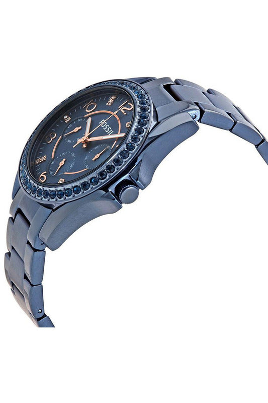 Buy Fossil Women's Quartz Blue Stainless Steel Blue Dial 38mm Watch ES4294 in Pakistan