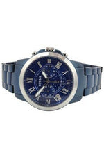 Buy Fossil Men's Chronograph Quartz Blue Stainless Steel Blue Dial 44mm Watch FS5230 in Pakistan
