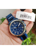 Buy Fossil Men's Chronograph Quartz Blue Stainless Steel Blue Dial 44mm Watch FS5230 in Pakistan