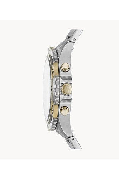Buy Fossil Men's Chronograph Quartz Two-tone Stainless Steel Green Dial 44mm Watch FS5622 in Pakistan