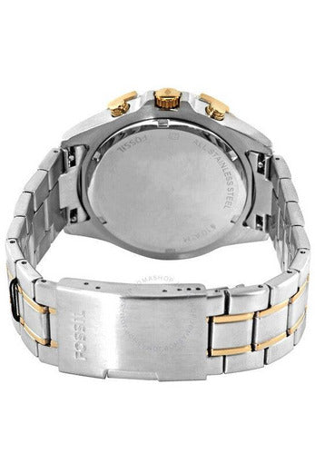 Buy Fossil Men's Chronograph Quartz Two-tone Stainless Steel Green Dial 44mm Watch FS5622 in Pakistan