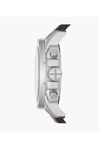 Buy Fossil Men's Quartz Brown Leather Strap White Dial 45mm Watch FS4929 in Pakistan