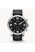 Buy Fossil Men's Quartz Black Leather Strap Black Dial 50mm Watch JR1436 in Pakistan