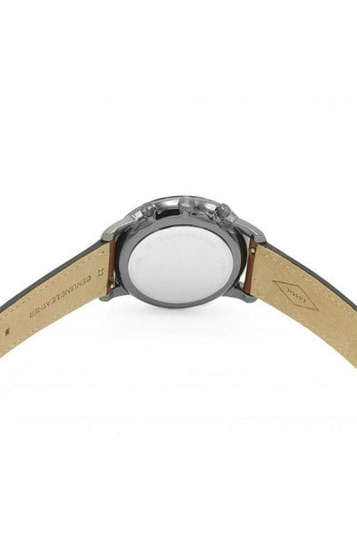 Buy Men's Chronograph Quartz Neutra Amber Leather Strap Gray Dial 44Mm Watch in Pakistan