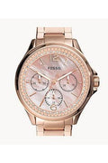 Buy Fossil Women's Quartz Rose Gold Stainless Steel Mother Of Pearl Dial 36mm Watch ES3757 in Pakistan