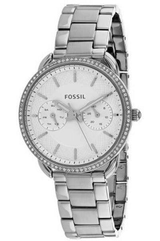 Buy Fossil Women's Quartz Silver Stainless Steel Silver Dial 35mm Watch ES4262 in Pakistan