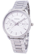Buy Fossil Women's Quartz Silver Stainless Steel Silver Dial 35mm Watch ES4262 in Pakistan