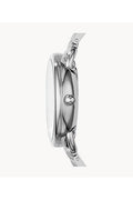 Buy Fossil Women's Quartz Silver Stainless Steel Silver Dial 35mm Watch ES4262 in Pakistan