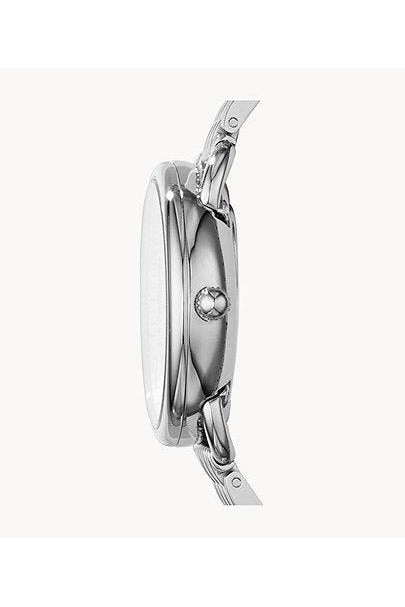 Buy Fossil Women's Quartz Silver Stainless Steel Silver Dial 35mm Watch ES4262 in Pakistan