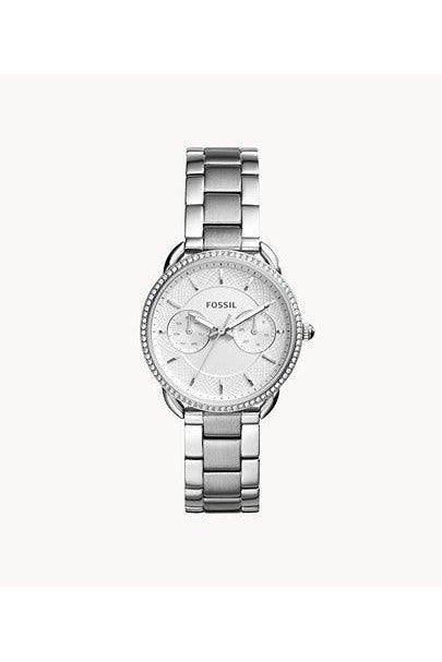 Buy Fossil Women's Quartz Silver Stainless Steel Silver Dial 35mm Watch ES4262 in Pakistan