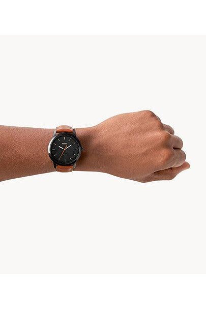 Buy Fossil Men's Quartz Brown Leather Strap Off White Dial 44mm Watch FS5306 in Pakistan