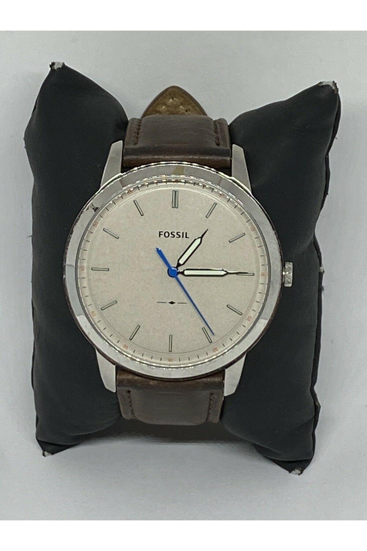 Buy Fossil Men's Quartz Brown Leather Strap Off White Dial 44mm Watch FS5306 in Pakistan