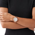 Buy Michael Kors Womens Quartz Parker Gold Stainless Steel White Dial 38mm Watch - Mk5780 in Pakistan