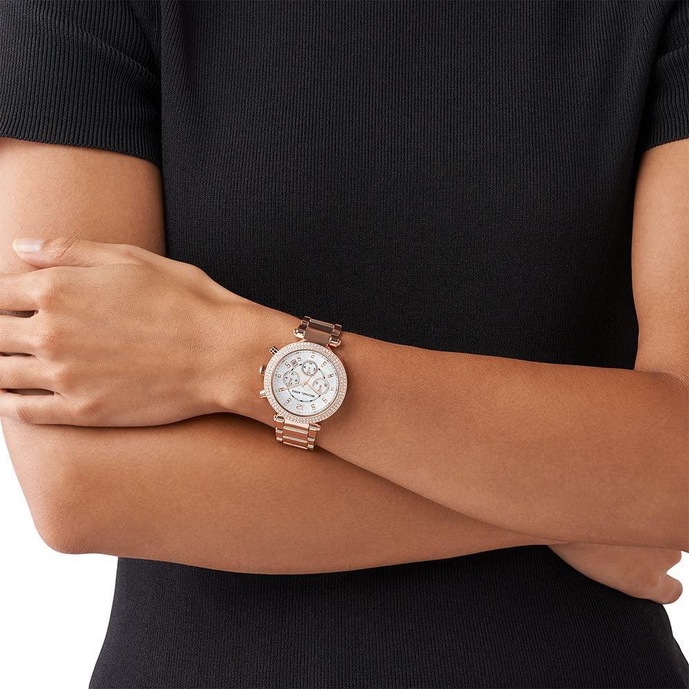 Buy Michael Kors Womens Quartz Parker Gold Stainless Steel White Dial 38mm Watch - Mk5780 in Pakistan