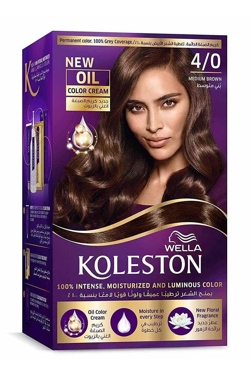 Buy Wella Koleston Kit 4 0 Medium Brown MENAP in Pakistan