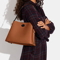 Buy Coach Willow Shoulder Bag Medium - Gold / Orange in Pakistan