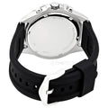 Buy Men's Chronograph Quartz Black Silicone Strap Black Dial 44Mm Watch in Pakistan
