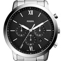 Buy Men's Chronograph Quartz Neutra Silver Stainless Steel Black Dial 44Mm Watch in Pakistan