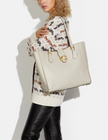 Buy Coach Theo Tote Bag Large - Chalk in Pakistan