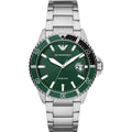 Buy Emporio Armani Men's Quartz Stainless Steel Green Dial 42mm Watch AR11338 in Pakistan
