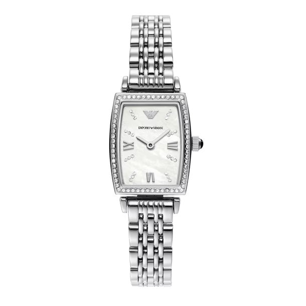 Buy Emporio Armani Women’s Analog Quartz Stainless Steel White Dial 26mm Watch - AR11405 in Pakistan