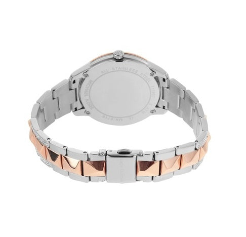 Buy Michael Kors Womens Quartz Runway Mercer Stainless Steel Silver Crystal Dial 38mm Watch - Mk6716 in Pakistan