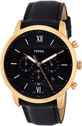 Buy Fossil Men's Chronograph Quartz Black Leather Strap Black Dial 44mm Watch FS5381 in Pakistan