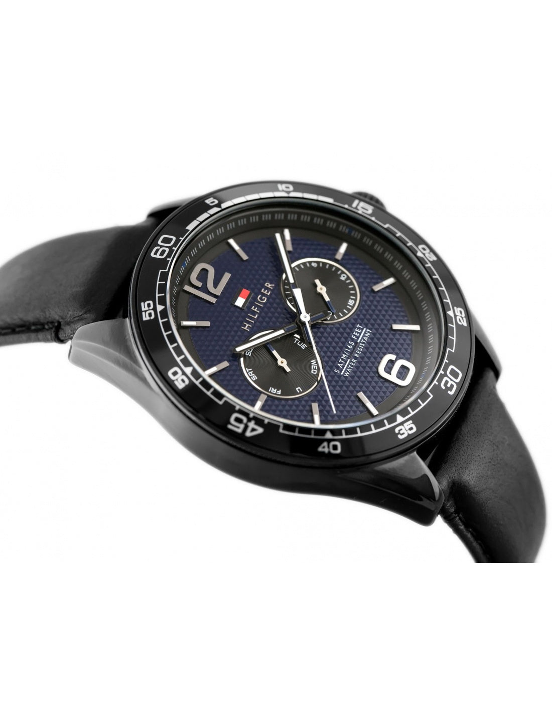 Buy Tommy Hilfiger Quartz Leather Strap Blue Dial 46mm Watch for Men - 1791368 in Pakistan