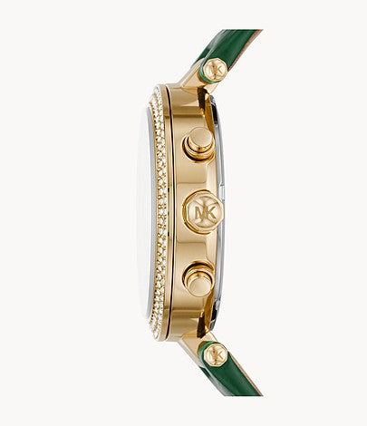 Buy Michael Kors Womens Quartz Green Leather Strap Green Dial 39mm Watch - Mk6985 in Pakistan
