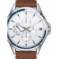 Buy Tommy Hilfiger Quartz Leather Strap White Dial 44mm for Men Watch - 1791614 in Pakistan