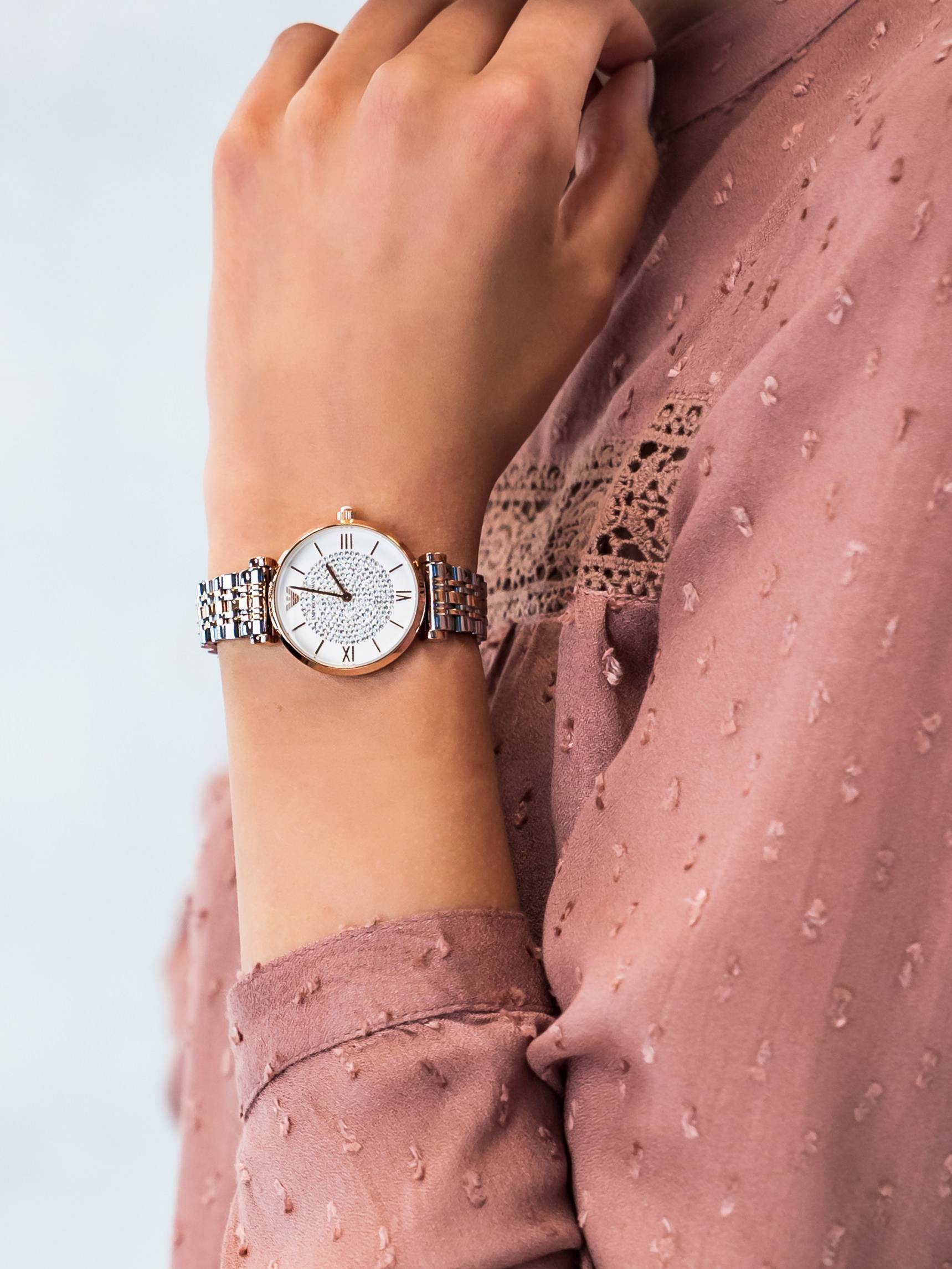 Buy Emporio Armani Womens Analog Stainless Steel White Dial 32mm Watch - Ar1926 in Pakistan