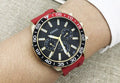 Buy Men's Quartz Bannon Red Silicone Strap Black Dial 45Mm Watch in Pakistan