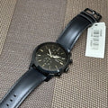 Buy Fossil Men's Chronograph Quartz Leather Strap Black Dial 44mm Watch FS5585 in Pakistan