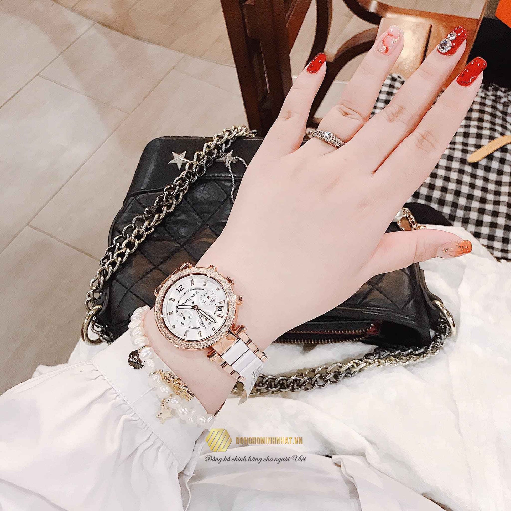 Buy Michael Kors Womens Quartz Stainless Steel White Dial 38mm Watch - Mk5774 in Pakistan